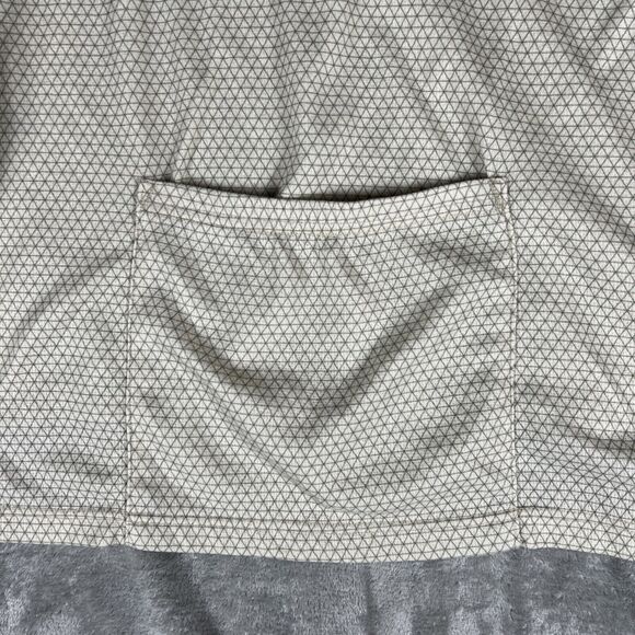 VTG LL Bean Freeport Maine Long Sleeve 1/2 Zip Jersey Geometric Back‎ Pocket L - Picture 8 of 8